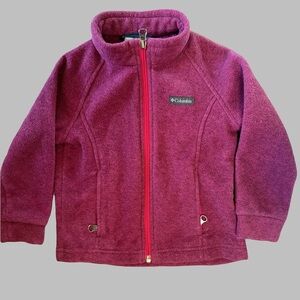 Toddler girls 3T fleece Columbia Jacket